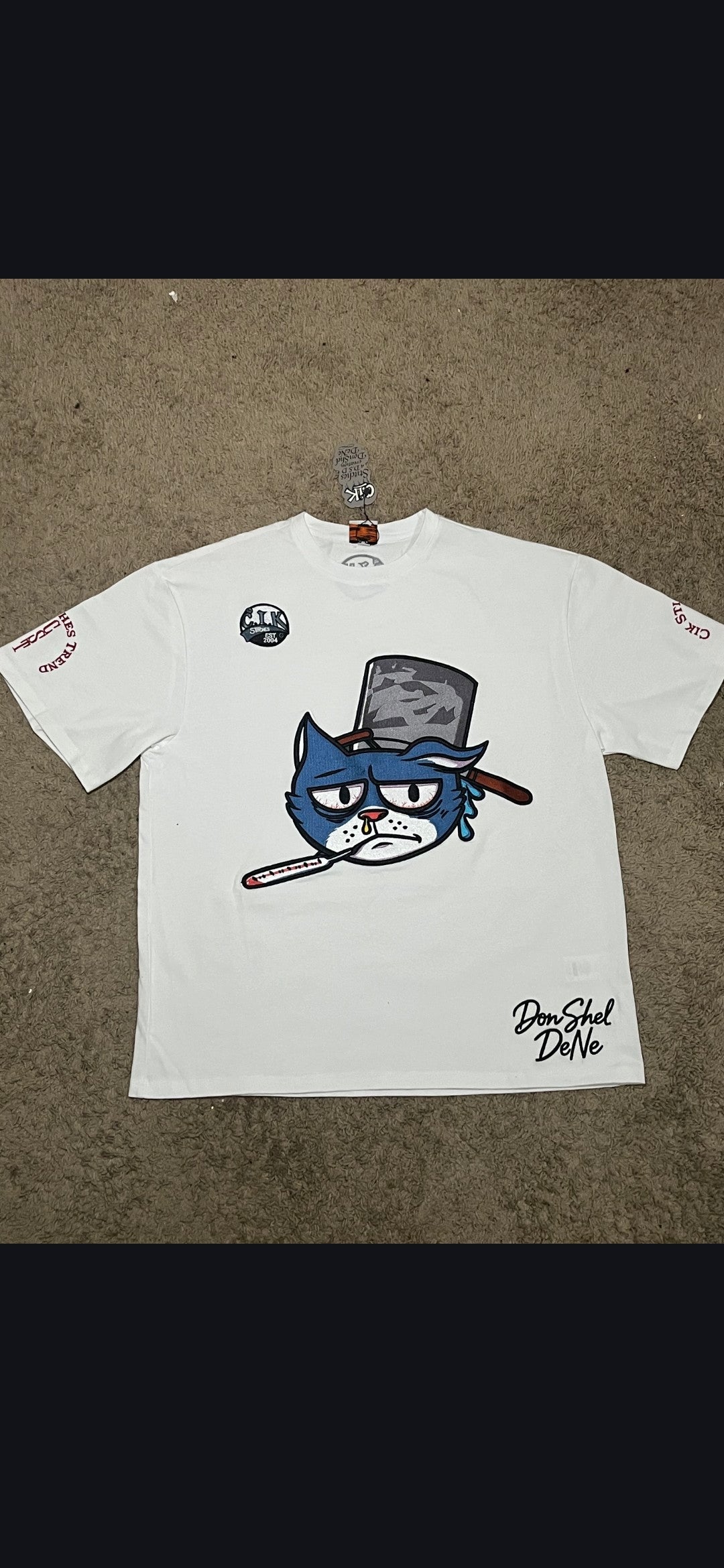 Short Sleeve T-Shirt (230 GSM) Premium 3d + Flat embroidery