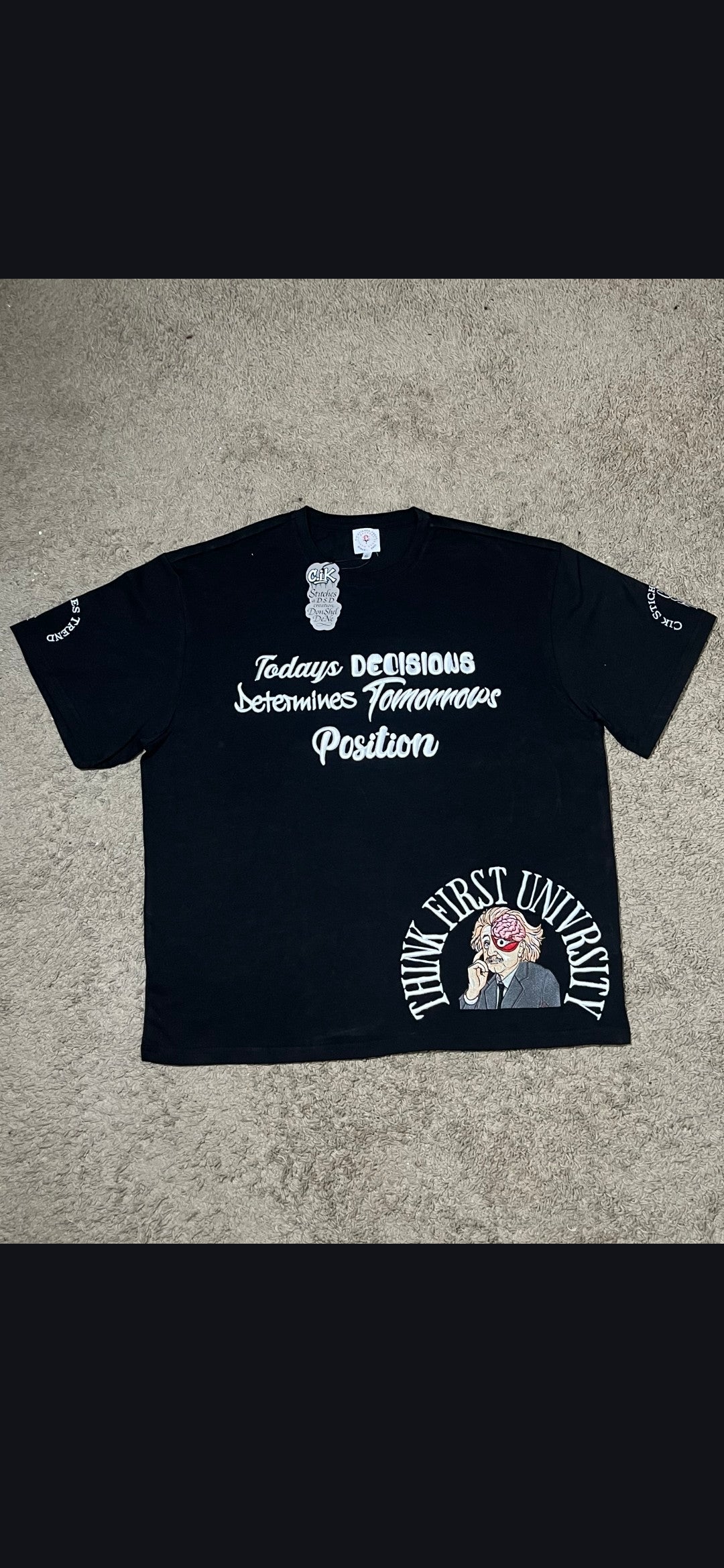 Short sleeve T-shirt (230 GSM ) Premium 3d+ Flat embroidery.