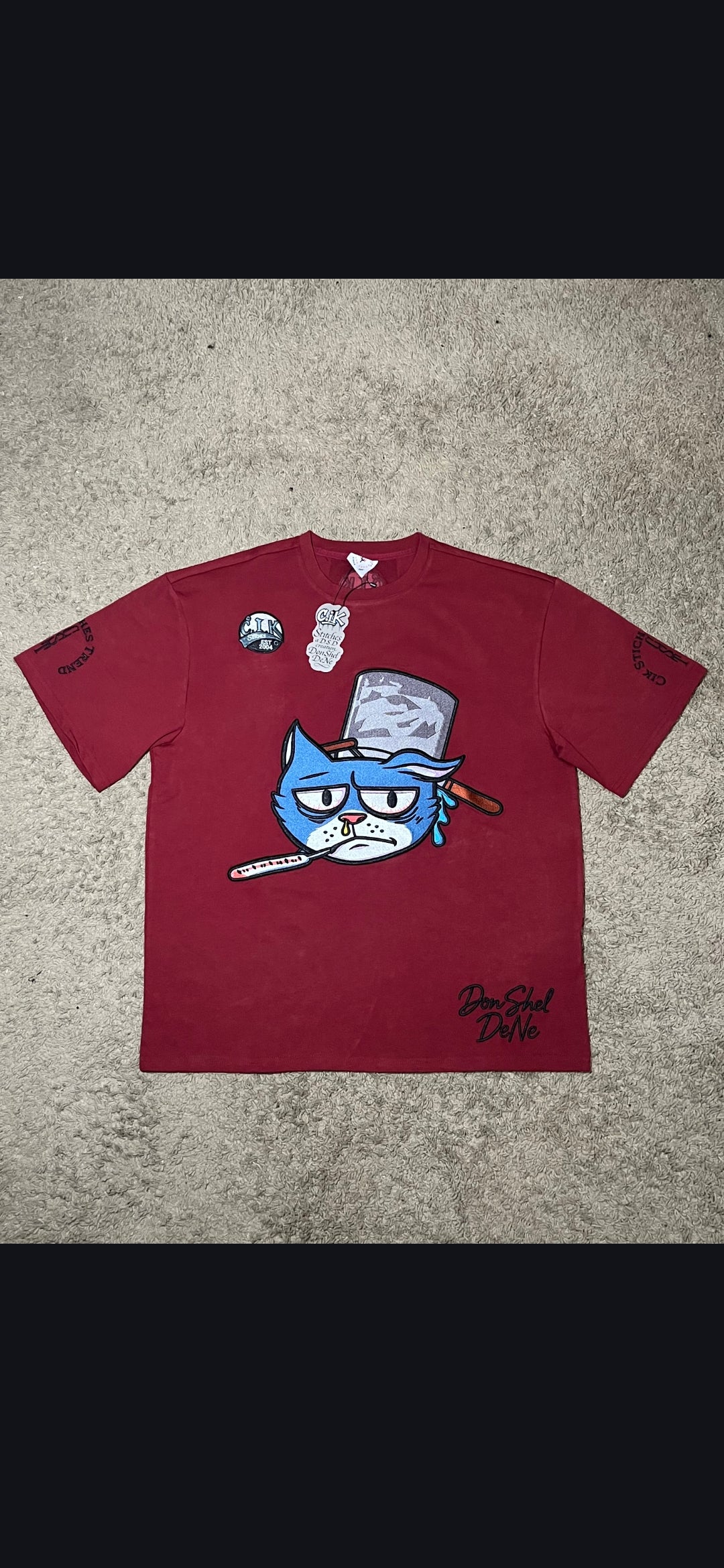 Short Sleeve-T shirt (230 GSM) Premium 3d + Flat embroidery